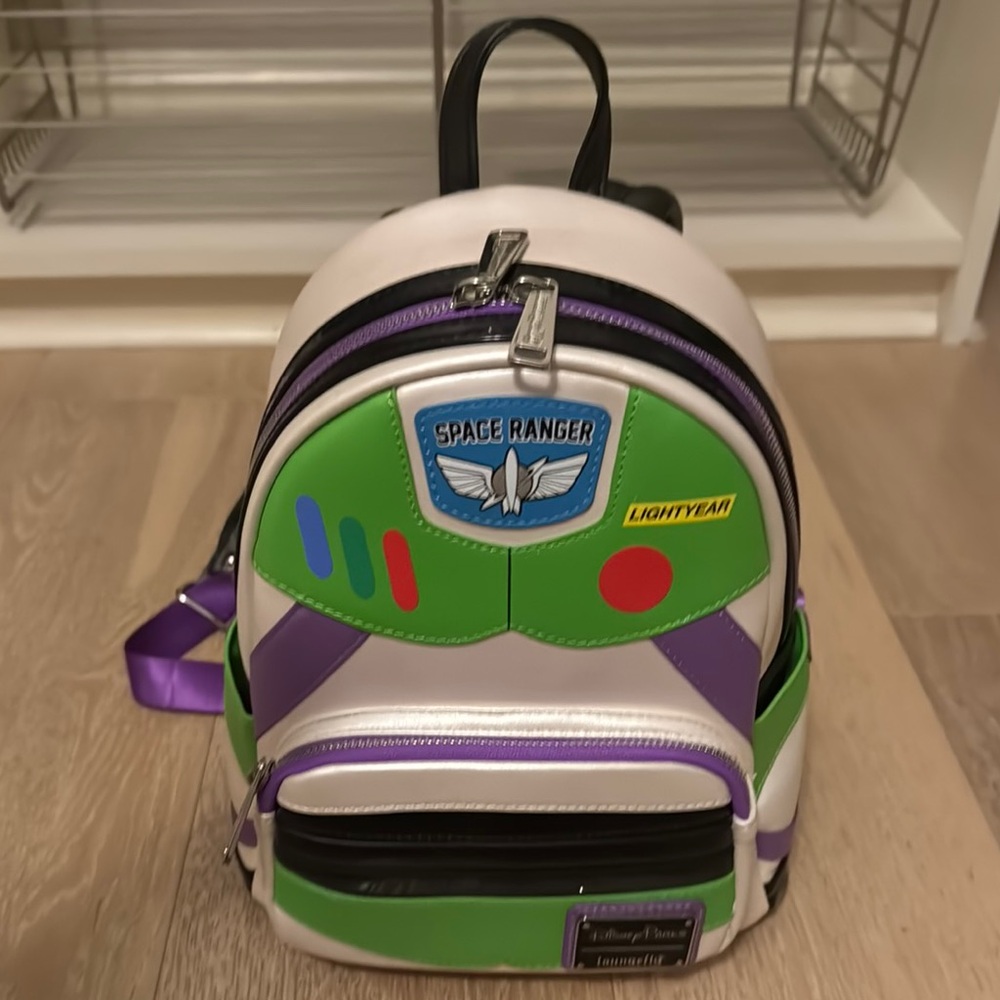 Loungefly Green and Purple Buzz Lightyear Bag
